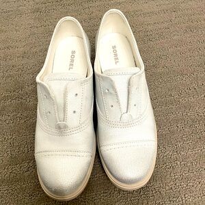 Sorel Major Oxford 6 iridescent light silver new